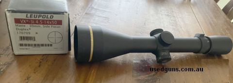Excellent condition leupold vx3 with side focus