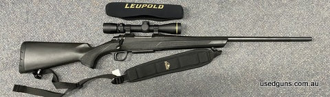 Excellent condition Browning A-Bolt II chambered in 7mm-08. Mounted is a Leupold VX-3i 2.5-8x36. Glass is clear. Great rifle in a great calibre. $65 freight to 