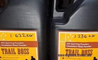 two bottles of trail boss.  one weighs 1.236kg, the other 1.622 kg, both stored correctly. pick up lake Macquarie nsw area