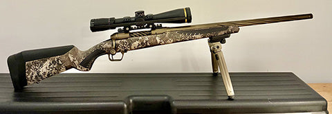 Very accurate flat shooter, light recoil 7mm-08.Upgrade Timmney Tirigger ($410). Less than 80 rounds. Would be excellent but minor scratch on barrel under scope