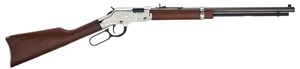 HENRY
H004SE
SILVER EAGLE
22LR
15 SHOT
20" OCTAGONAL BARREL
WALNUT STOCK & FOREND
SILVER ENGRAVED RECEIVER
SEMI BUCK HORN SIGHTS

NEW $1595
