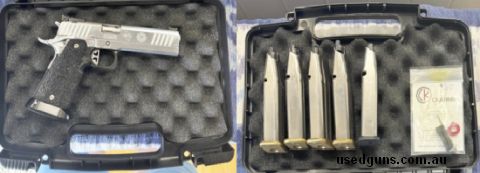 STI 2011 Edge in Excellent condition , hard chromed , has had work done by Victor Precision in Brisbane. 5 mags and case included.