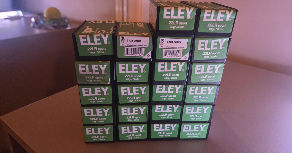 ELEY .22LR sport 40gr 50 rds
