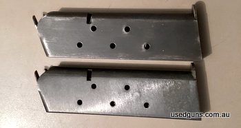 2 x WWII 45ACP magazines, Scovill and General Shaver manufacture for USGI contracts, stock clearance, price is for both, shipping is free Australia wide, Thank 