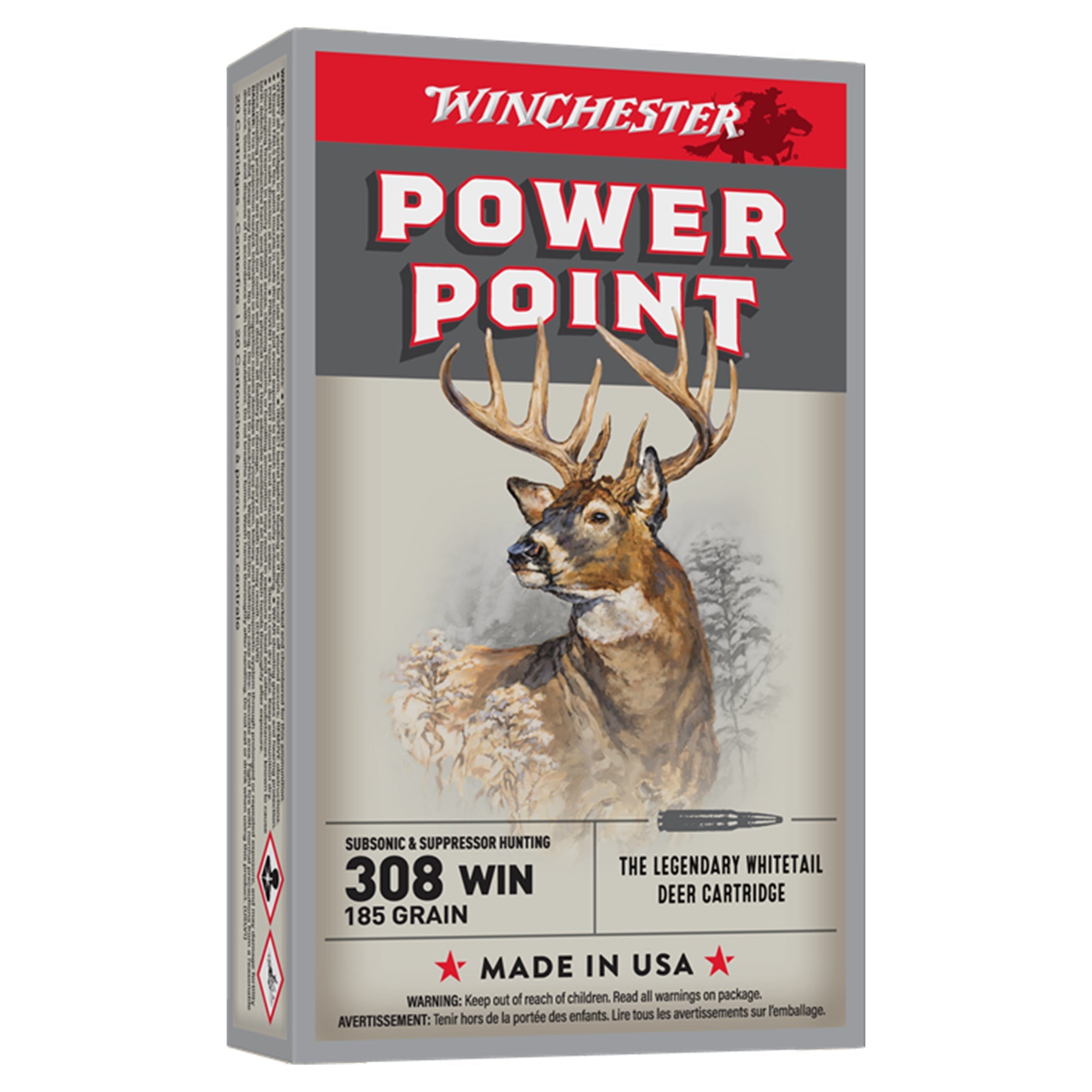 Power Point 308Win 185gr Subsonic