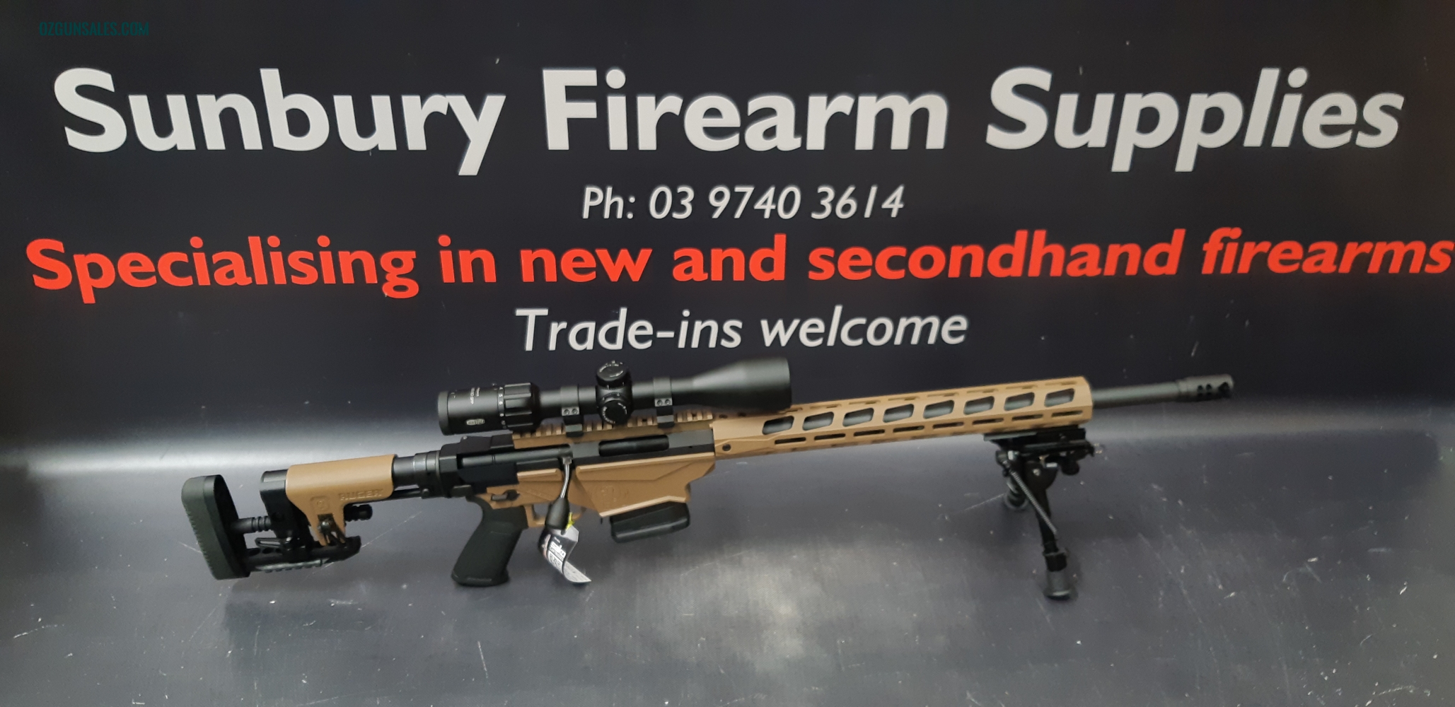 Ruger Precision Coyote Brown 308WIN Package A-384