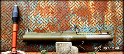 Complete inert LAW Rocket Launcher with inert factory rocket. Date 8/70. Only Dealers & Armourers apply. This is a registered firearm in Victoria. More photos a