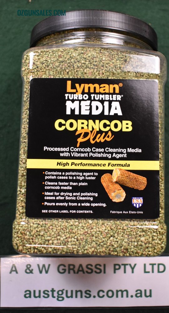 LYMAN TURBO TUMBLER CORNCOB MEDIA.........NEW!!