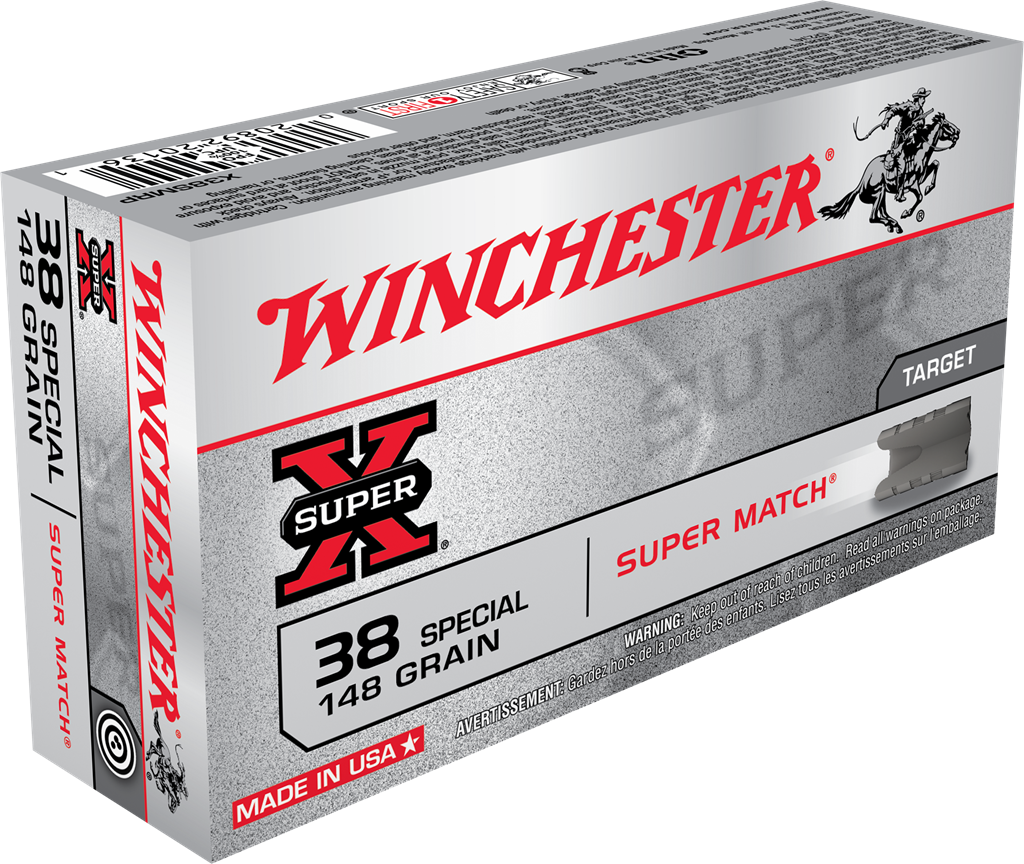 Super X Super Match 38SP 148gr LWC