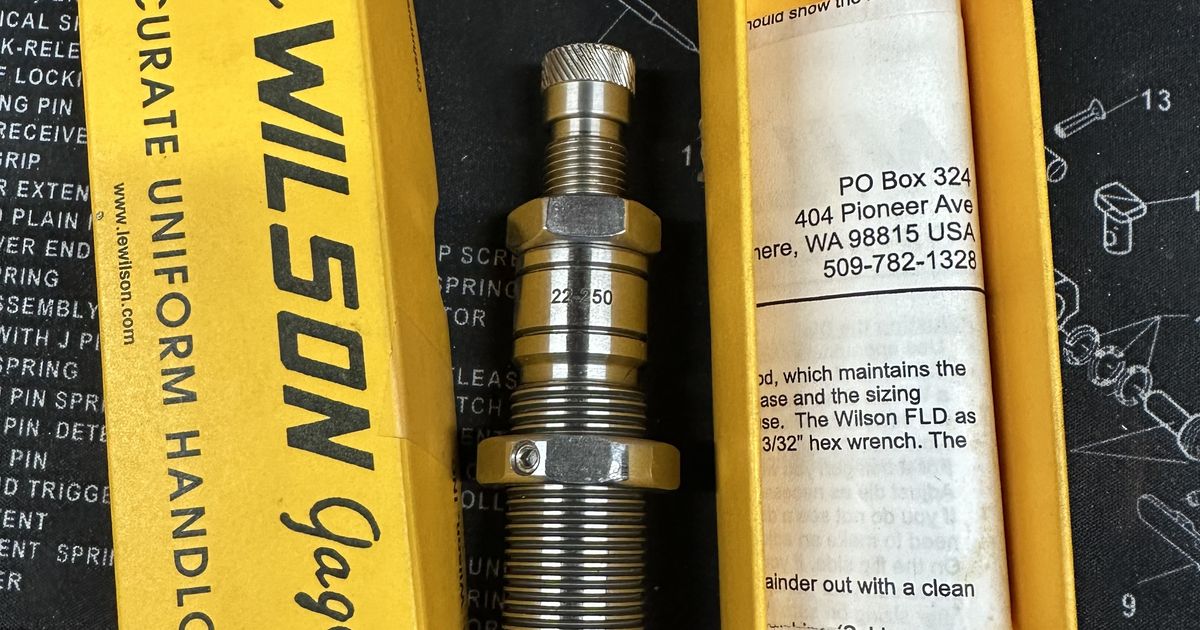 Wilson 22-250 Die Kit