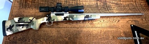 Silky smooth Medium length Stiller predator action, jewel trigger 28 inch Lilja barrel with 300 count, Vias muzzle brake, McMillan tac hunter stock I had the ri