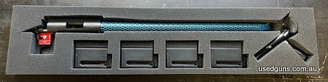 Vudoo V22 barrelled action for sale, Gen 2, 90-degree bolt, 40MOA rail, 20 inch MTU barrel, threaded 1/2x28, x4 genuine Vudoo 10 round magazines, one owner, lit
