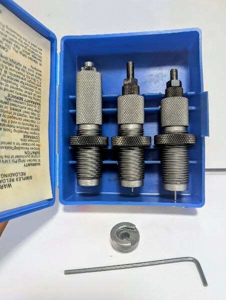 Simplex Australia  full length 3 die set plus shellholder