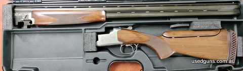 Used Miroku Mk 10 Sporting shotgun. 32 inch barrels. In good condition. Cased. Adjustable comb.