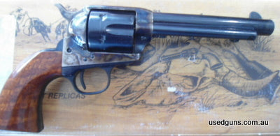 Beautiful original condition as new condition. Believed to be unfired. In original box. Colt Peacemaker replica. NSW 65666763