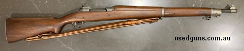 Rebuilt by the James River Rifle Company, the 1903-A3 is a wonderful rifle, and is still in excellent condition, complete with reproduction leather sling and a 