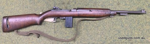 This World War 2 M1 Carbine was built by the Rockola Music Company in the US in April 1944. The rifle functions perfectly and is in great original condition. It