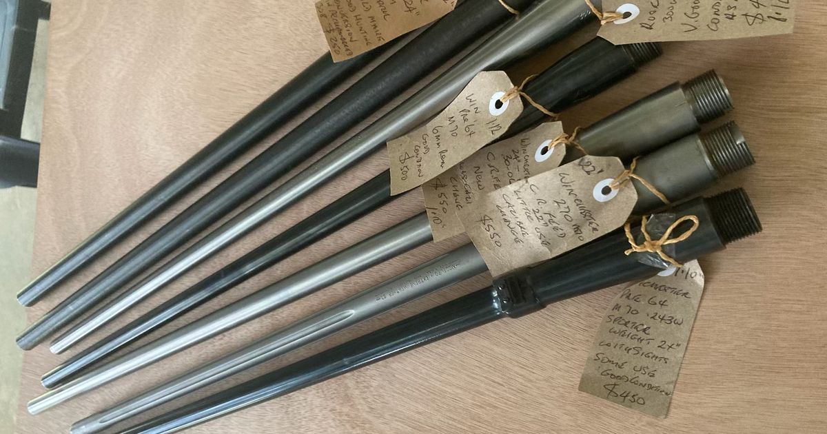 Rifle Barrels - Various, Used & Unused