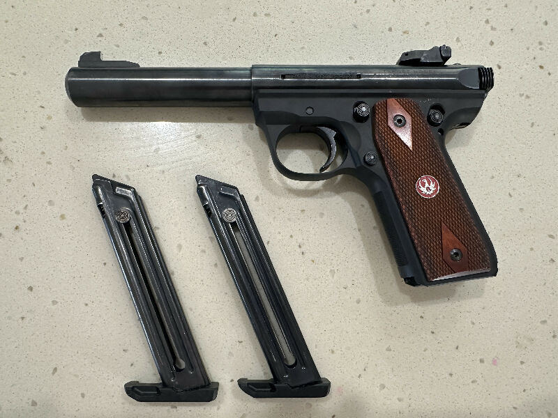 For sale: Ruger Mark 3 III (Model 22/45) semi-automatic pistol chambered in .22 LR