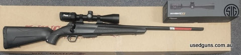 Free scope and rings! 5 Only, Winchester XPR Synthetic 223s with free Sig Sauer Whisky 3 3-9x40 scope in Talley rings. Great package, scope and rings values at 