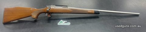 Remington 700 chambered in 17 Rem. Recently rebarreled, so bore is in brilliant condition. Action is in good condition. Stock has a few marks, but overall in go