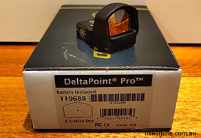Leupold DeltaPoint Pro, 2.5MOA, black, like new condition, only used twice, no scratches, come with original box and accessories. $710 shipped (or collect at SS