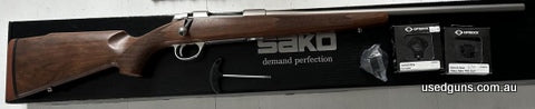 Brand new in box Sako 90 Hunter Stainless in 308W. This is a brand new rifle only removed from the box for photograph. Never fired or even had a round in the ma