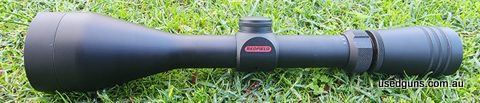 Redfield revolution 3-9‚àö√≥50 ( 1" tube) with accurange reticle. Price includes standard post within Australia.