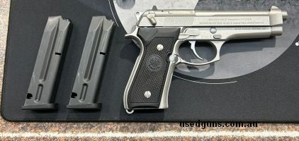 Beretta 92FS Inox in great condition. Sale includes 2x 10rnd magazines. Free postage to your local dealer Australia wide excluding WA. Happy to answer questions