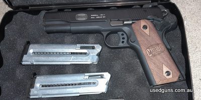 Pistol is in "as new" condition and comes with a spare magazine. Freight is extra.