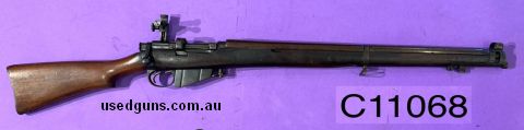 Nice British made BSA 1916 target rifle, Mk5 top wood, Rawson peep sight and excellent heavy barrel, buyer pay post and transfer