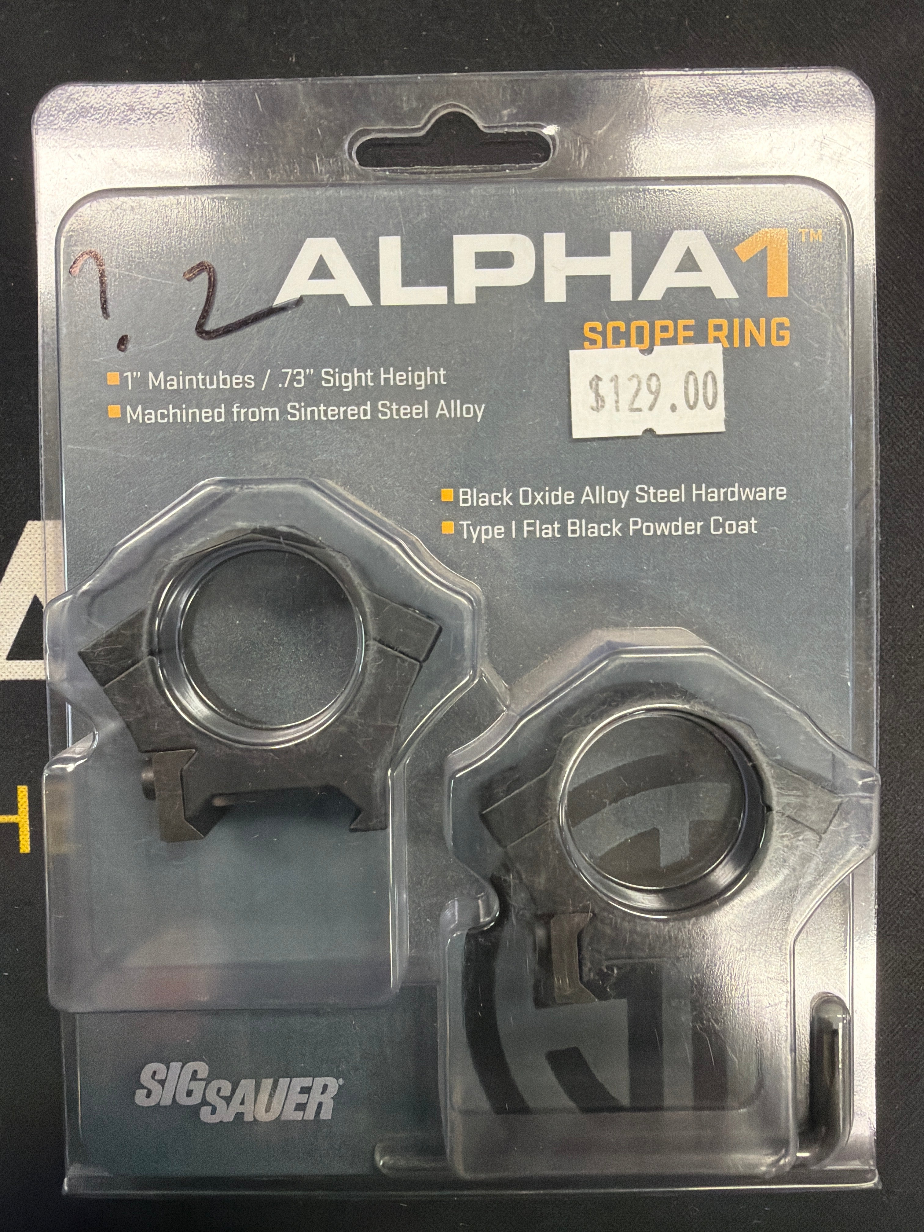 Sig Sauer Alpha1 Scope Ring