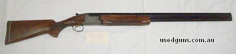 This gun has been a sleeper.It is as new.10mm rib with centre bead.Tear drop stock.Unmarked bores.Beautiful bluing and engraving.