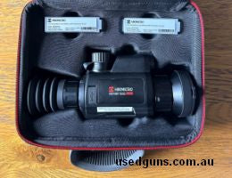 Hik Panther lrf thermal scope. Very little use, comes with case leads batteries and instructions.