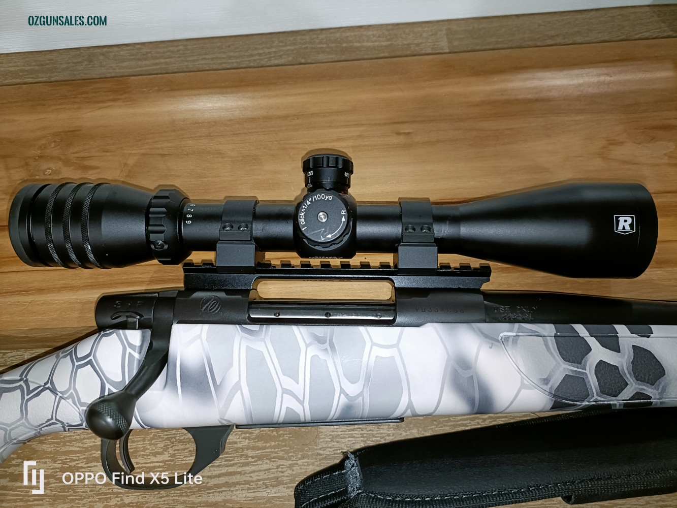 Weatherby Vanguard in raider camo
