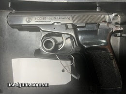Cased in not its original case with 1 magazine. Price includes postage to nominated dealer apart from Western Australia. You would require a postage quote for t