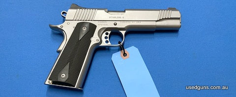 Safari Firearms Handgun Sale! Excellent condition Kimber 1911 SS II in 9mm. Racks and cycles like a dream!