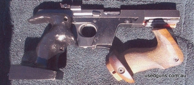 Excellent firearm for new shooters whilst they decide on what expensive pistol suits them. Complete with 2 mags & plastic butt that can be sculptured to the sho