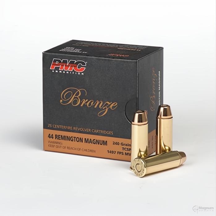 Pmc Ammunition PMC 44 Rem Magnum 240GR TCSP Bronze Line Ammunition