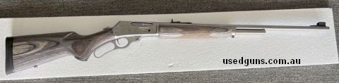 Marlin 336 XLR 30-30,. 5 shot tubular magazine,. 24 inch stainless steel barrel. Grey/Black laminate stock. Excellent condition. Only shot 5 rounds. Still have 