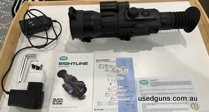 Purchased for hunting trip that never went ahead. Never mounted. Like new. All accessories and cover included. Can post at extra cost.