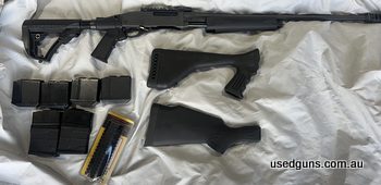 Remington 7600 in great condition, and hasn‚Äö√Ñ√¥t seen much use. Current stock is pinned for NSW compliance. Comes with everything pictured. Muzzle brake, MDT