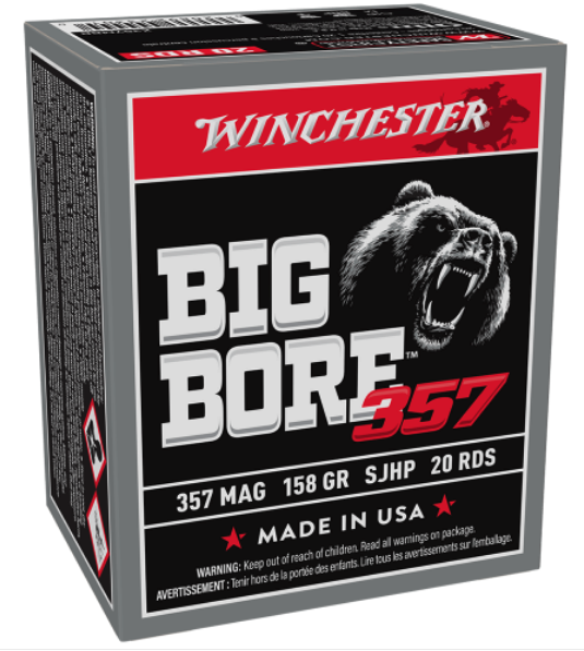 WINCHESTER BIG BORE 357MAG 158GR SJHP