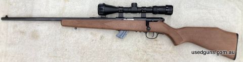 Firearm has surface rust in patches all over but we have cleaned them up to make them as unnoticeable as we can. and a small mark on the stock, apart from that 
