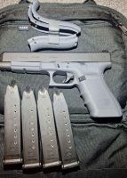 Rare frame colour (Sniper Grey), Comes with 4 magazines and original backstraps, Fired approximately 800 rounds and in excellent condition, Shipping and broker 
