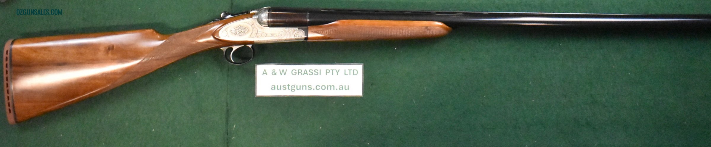 BERETTA 627 EL SXS 12 GAUGE SHOTGUN