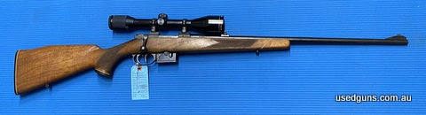 Very good condition Brno Fox in 222 Rem. Was $995 now $895. Has a Nikko Stirling Platinum 6x45 scope mounted. Great triple two with open sights as backup.