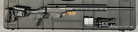 Reduced from $4335 to clear. Tikka T3x TAC A1 in 260 Rem. 24" Available in very limited numbners with folding stock or fixed for NSW. Comes in package with hard