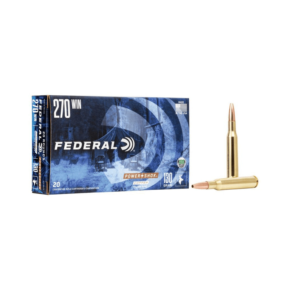 FEDERAL 270 WIN 130GR SP POWER-SHOK • Pack 20