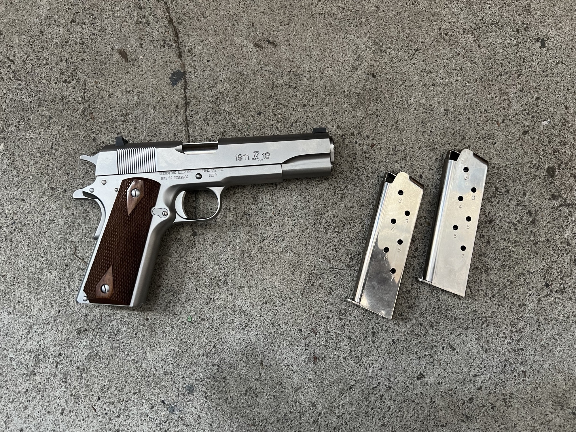 Remington 1911 R1-S Semi-Auto Pistol Stainless 45 Auto 7 Shot 5"